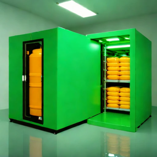 A clathrate-cooled spirits hold, photographed against a plain background