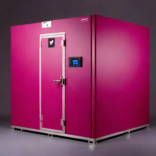 A clathrate-cooled spirits hold, photographed against a plain background