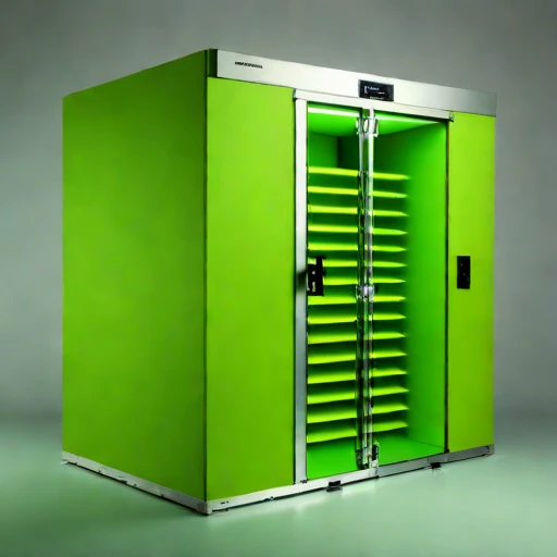 A clathrate-cooled spirits hold, photographed against a plain background
