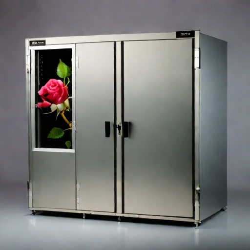 A clathrate-cooled spirits hold, photographed against a plain background