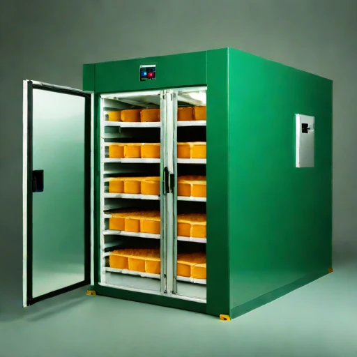 A clathrate-cooled spirits hold, photographed against a plain background