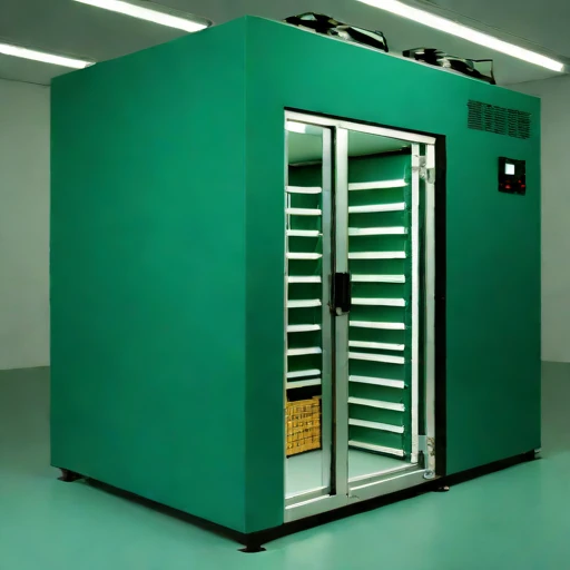 A clathrate-cooled spirits hold, photographed against a plain background