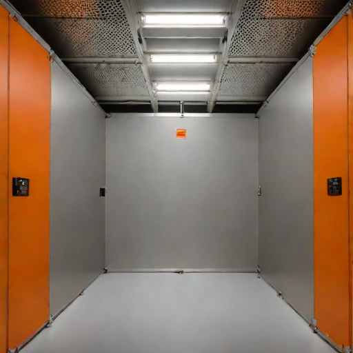 A clathrate-cooled spirits hold, photographed against a plain background