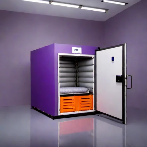 A cryopeg-cooled tuber store, photographed against a plain background
