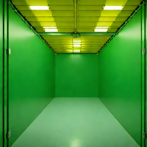 A cryopeg-cooled tuber store, photographed against a plain background