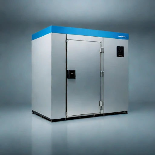 A cryopeg-cooled tuber store, photographed against a plain background