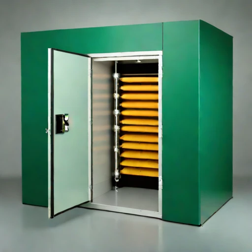 A cryopeg-cooled tuber store, photographed against a plain background