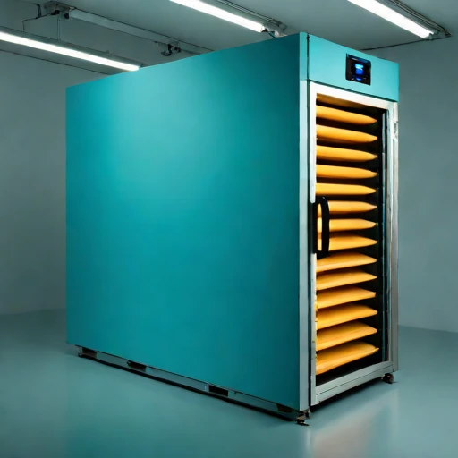 A cryopeg-cooled tuber store, photographed against a plain background