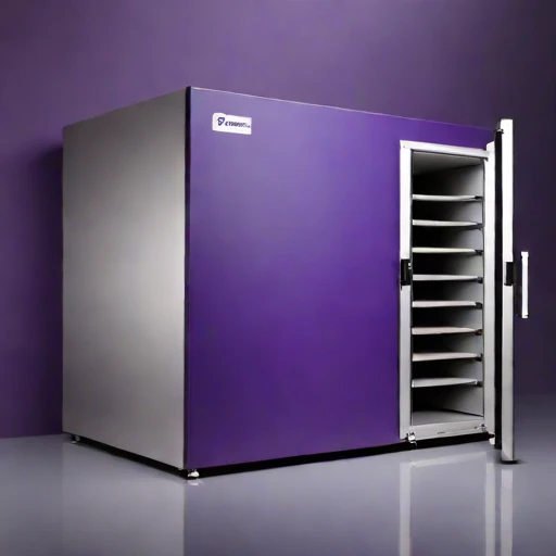 A cryopeg-cooled tuber store, photographed against a plain background