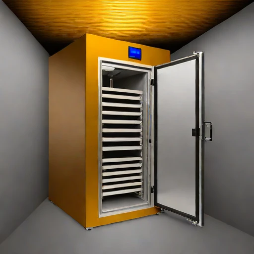 A cryopeg-cooled tuber store, photographed against a plain background