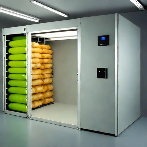 A cryopeg-cooled tuber store, photographed against a plain background