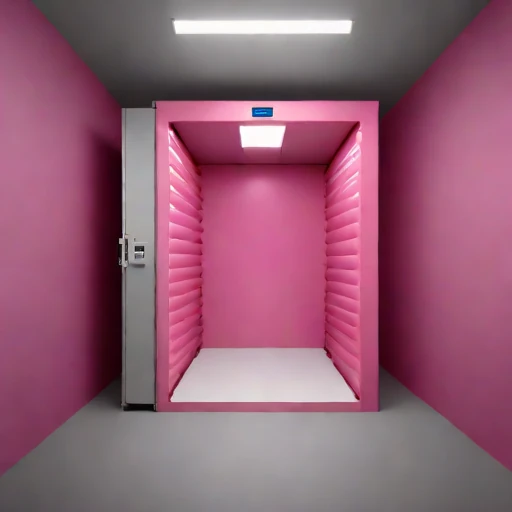 A cryopeg-cooled tuber store, photographed against a plain background