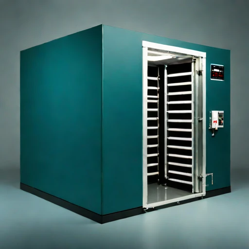 A cryopeg-cooled tuber store, photographed against a plain background