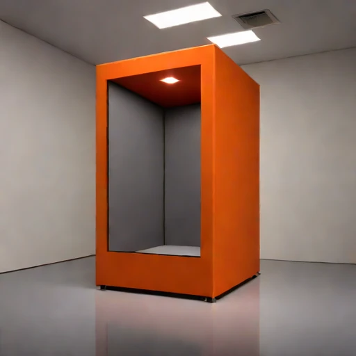 A coincidence-dip test chamber, photographed against a plain background