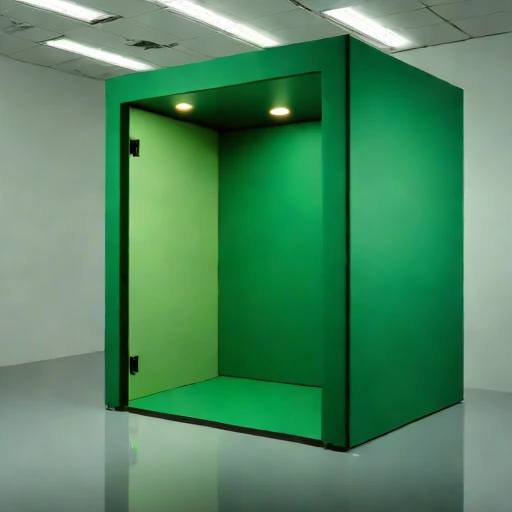 A coincidence-dip test chamber, photographed against a plain background