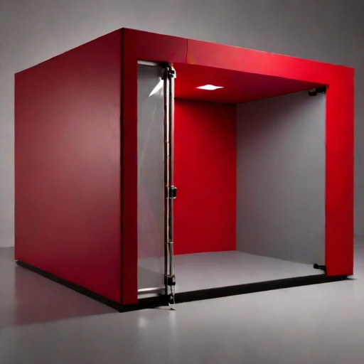A coincidence-dip test chamber, photographed against a plain background