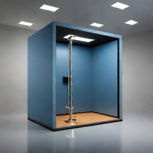 A coincidence-dip test chamber, photographed against a plain background