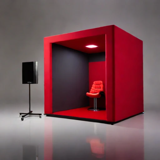 A coincidence-dip test chamber, photographed against a plain background