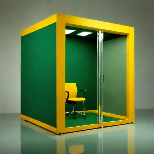 A coincidence-dip test chamber, photographed against a plain background