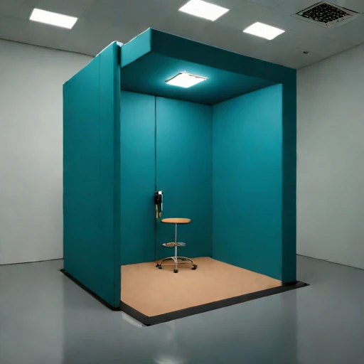 A coincidence-dip test chamber, photographed against a plain background