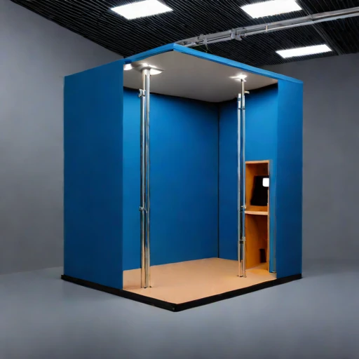 A coincidence-dip test chamber, photographed against a plain background