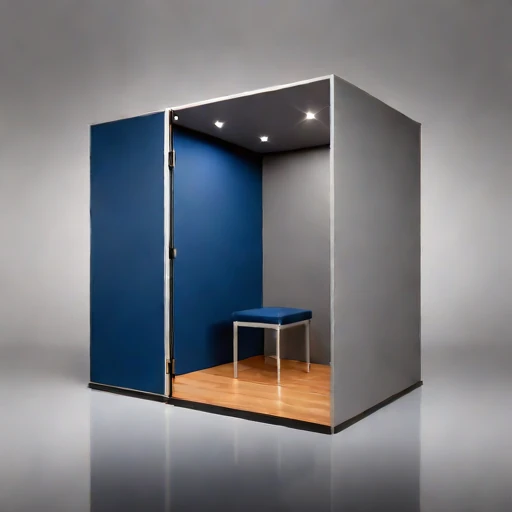 A coincidence-dip test chamber, photographed against a plain background