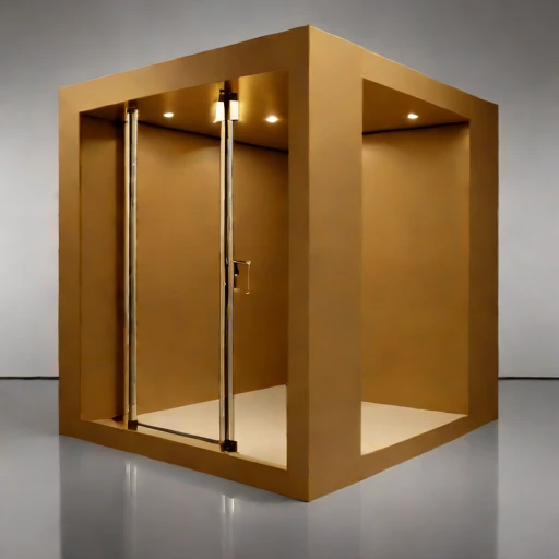 A coincidence-dip test chamber, photographed against a plain background