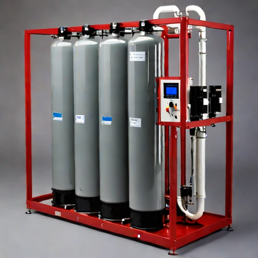 A clathrate-forming desalination cell, photographed against a plain background