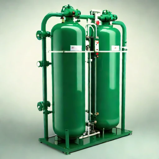 A clathrate-forming desalination cell, photographed against a plain background