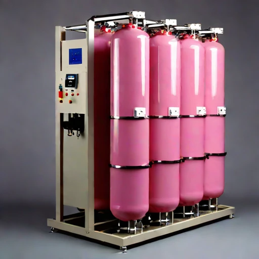A clathrate-forming desalination cell, photographed against a plain background