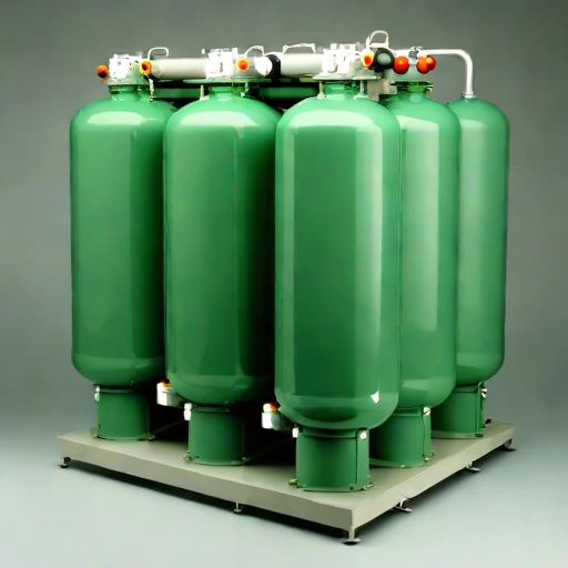 A clathrate-forming desalination cell, photographed against a plain background