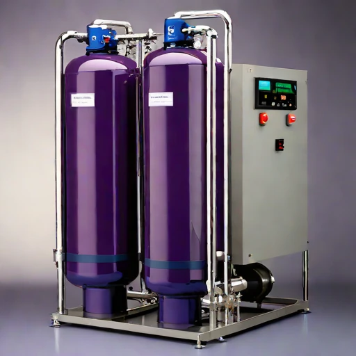 A clathrate-forming desalination cell, photographed against a plain background