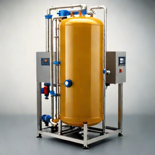 A clathrate-forming desalination cell, photographed against a plain background
