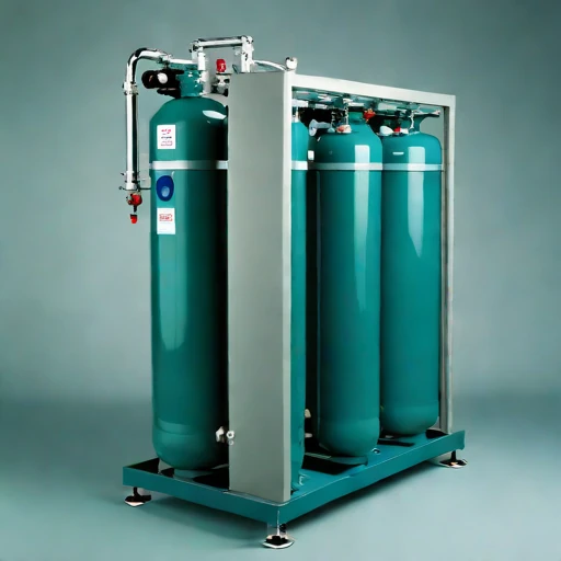 A clathrate-forming desalination cell, photographed against a plain background