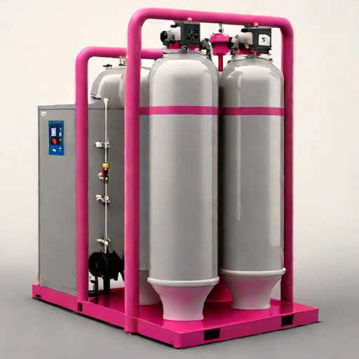 A clathrate-forming desalination cell, photographed against a plain background