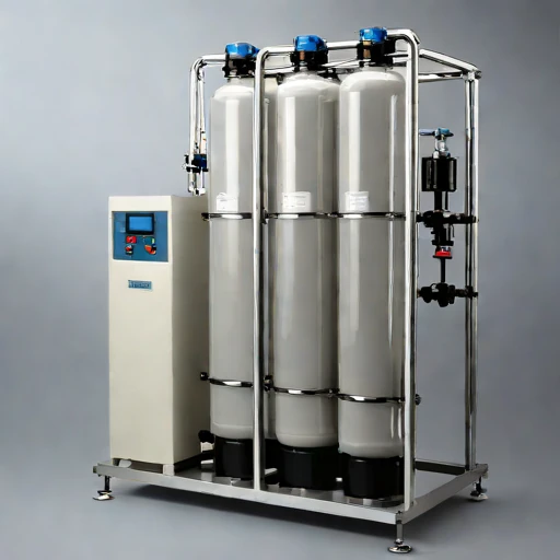 A clathrate-forming desalination cell, photographed against a plain background