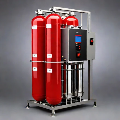 A clathrate-forming desalination cell, photographed against a plain background