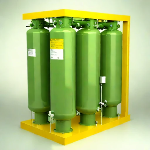 A clathrate-forming desalination cell, photographed against a plain background