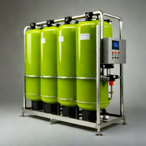 A clathrate-forming desalination cell, photographed against a plain background