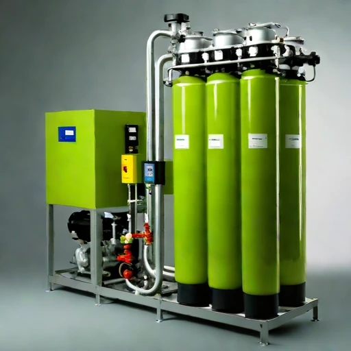 A clathrate-forming desalination cell, photographed against a plain background