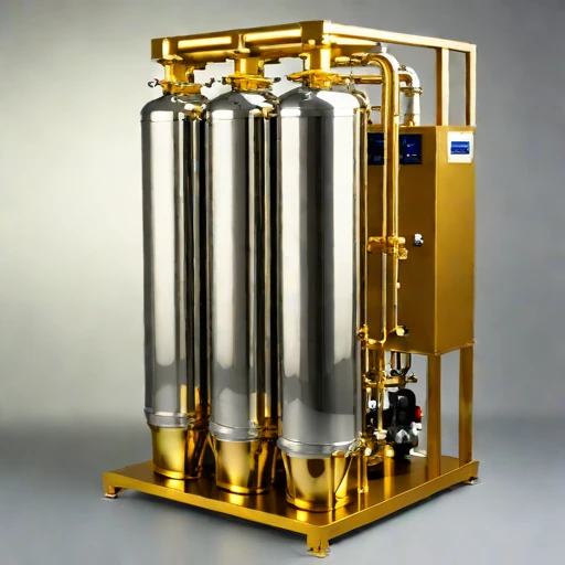 A clathrate-forming desalination cell, photographed against a plain background
