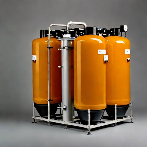A clathrate-forming desalination cell, photographed against a plain background