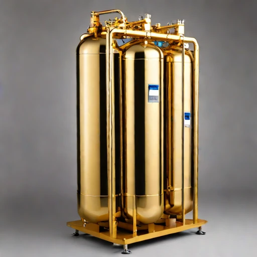 A clathrate-forming desalination cell, photographed against a plain background