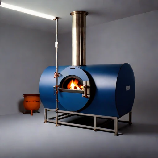 A chert-grog firing hearth, photographed against a plain background