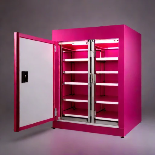 A candle-ice ripening vault, photographed against a plain background