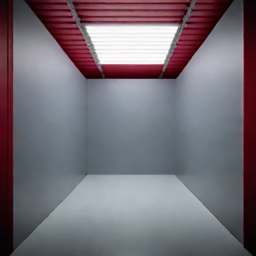 A candle-ice ripening vault, photographed against a plain background