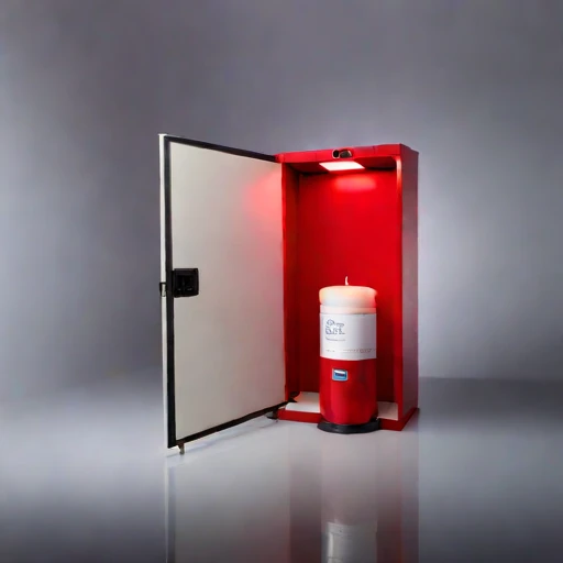 A candle-ice ripening vault, photographed against a plain background