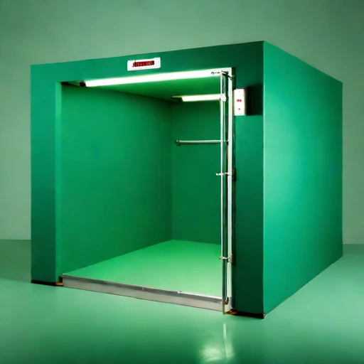 A candle-ice ripening vault, photographed against a plain background