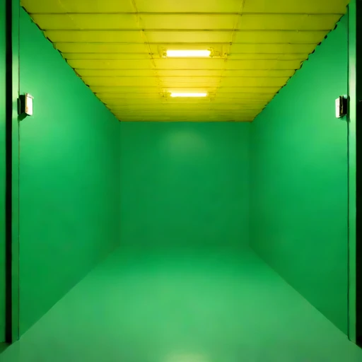 A candle-ice ripening vault, photographed against a plain background