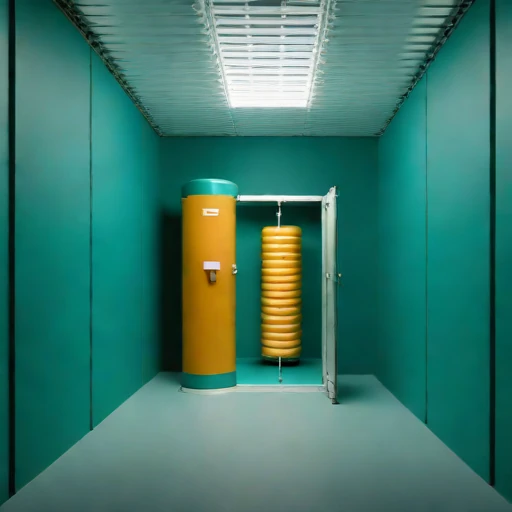 A candle-ice ripening vault, photographed against a plain background